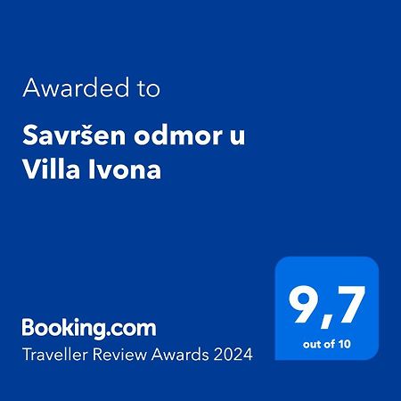 Savrsen Odmor U Villa Ivona Задар Экстерьер фото